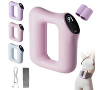 NNBWLMAEE Multifunctional Full-Body Fascia Ring, 2 in 1 Full-Body Fascia Massager, for Butt, Waist, Leg, for Muscle Recovery & Relaxation, Adjustable Massage Modes (Pink)