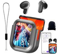 NNBWLMAEE NE20 Earbuds, 2025 New AI Translation Earbuds Real Time, Bluetooth 5.4 Earphones LED Display with 140 Language, Touch Control Waterproof Headphone Built-in Microphone for Travel (Black-1pc)