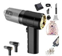 NNBWLMAEE Nieeydr Vacuum, Nieeydr Hand Held Vacuums, Automatic Vacuum Cleaner Powerful Solutions Type-C Charging, Powerful Suction,Type-C Charging, for Car, Home (Gold)