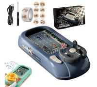 NNBWLMAEE Race Adventure Car Steering Wheel Toy, Toddler Driving Racing Car Game with Sound, Interactive Electric Driving Simulation Toy, with Suction Cups for Kids Age 3-6 Years Old (C)
