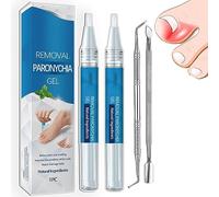 NNBWLMAEE Removal Paronychia Gel, Anti Paronychia Relief Oil, Removal Paronychia Gel, Nail Repair Pen, Toenailcare Removal Paronychia Oil, Nail Repair (2PCS)