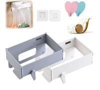 NNBWLMAEE Space-Saving Foldable Trash Bag Holder, 2026 New Magnetic Closure Waste Bag Hanger Racks, Multifunctional Portable Hanging Trash Holder No-Drill, for Cabinet Doors Bathroom, Table (mix)