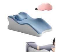 NNBWLMAEE Spark Pillow, The Spark Pillow by Vitaxe, 27 Degree Couples Pillows with Enhanced Comfort, Intimacy Pillows Ergonomic Memory Foam Cushion with Removable Easy to Clean for Any Posture (Blue)