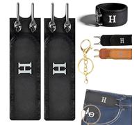 NNBWLMAEE Tactical Metal Hook Elastic Belt, 2026 New Buckleless Belt Hook, Unisex Buckle-Less Elastic Invisible Waist Belts Closure, Adjustable, for Outdoor Work & EDC (Black*2)