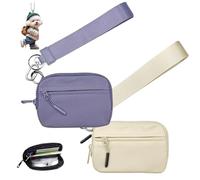 NNBWLMAEE The Wallet 2nd Gen, Small Nylon Wristlet Purses, with Zipper Waterproof Material, for Women's Daily Travel and Shopping (A+D)