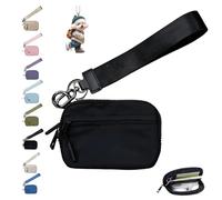 NNBWLMAEE The Wallet 2nd Gen, Small Nylon Wristlet Purses, with Zipper Waterproof Material, for Women's Daily Travel and Shopping (G)