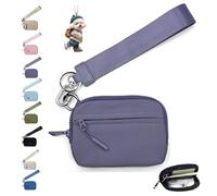 NNBWLMAEE The Wallet 2nd Gen, Small Nylon Wristlet Purses, with Zipper Waterproof Material, for Women's Daily Travel and Shopping (E)