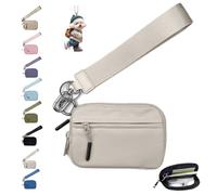 NNBWLMAEE The Wallet 2nd Gen, Small Nylon Wristlet Purses, with Zipper Waterproof Material, for Women's Daily Travel and Shopping (H)