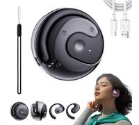 NNBWLMAEE Traducteur de langue HY-T26 Pro, casque Hy T26 XPro, casque de traduction Bluetooth sans fil haute précision, BT 5.4, son stéréo HiFi (noir)