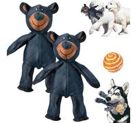 NNBWLMAEE Unbreaka-Bear - Ours Indestructa - Jouet pour chien Durabear indestructible - Ours en peluche incassable Extreme Bear 2.0 - Jouets pour chiens à mâcher agressifs pour chiens de grande taille