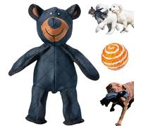 NNBWLMAEE Unbreaka-Bear - Ours Indestructa - Jouet pour chien Durabear indestructible - Ours en peluche incassable Extreme Bear 2.0 pour chiens à mâcher agressifs - Pour chiens de grande taille (1