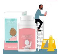 NNBWLMAEE Wall Small Roller Paint Brush, Wall Small Roller Paint Brush Repair Paste, Wall Repair Paint Small Roller Brush, Roll On Spackle Wall Repair Kit, Small Roller Wall Patching Brush (White)