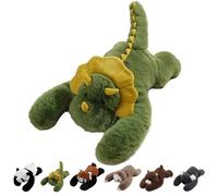 NNBWLMAEE Weighted Plush Animal for Kids & Adults, 30/45/60CM Cute Weighted Stuffed Animal, Hugging Pillow, Snugly Panda Sloth Stuffed Toy,Gift for Boys Girls (Dinosaur,30CM)