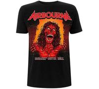 NNCKPYSOU Airbourne Breakin Outta Hell Shirt S-XXL T-Shirt Metal Tshirt Black