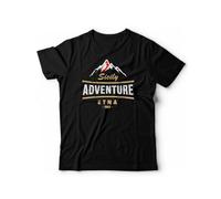 NNCKPYSOU T-Shirt ETNA Active Volcano Catania Sicily eurzione Casting Hike Adventure- Show Title