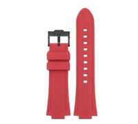 NNEAOTAQQ Compatible avec les séries Maserati Trident R8821/108039/38/35. | Bracelet de montre en silicone for hommes, bracelet en caoutchouc convexe, 21mm 24mm