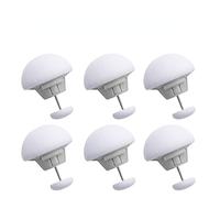 nnepia Lot de 12 clips de fixation pour housse de couette, accessoires de literie pour couettes d'hiver, coussins, coussins de siège, pinces à linge pour drap de lit (blanc, 12 pièces)