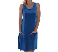 NNGOTD Femme Robe Soiree Floral Imprimé Décontracté Robe d'été Mini Robe à Manches Courtes à Col en V Robe Courte Fleurie Robe Volants Bohème Robe Imprimé Floral Elégant Slim Fit Robe Gothique Femme