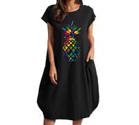 NNGOTD Mini Robe Femme en Dentelle Moulante à Manches Longues Imprimé Floral Col en V Robes de Cocktail Casual Party Soirée Summer Dresses for Women for Plague Pas Cher Soldes (2B Noir,XXL)