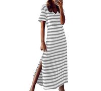 NNGOTD Robe Ete Femme Mi Longue Casual Longue Coton et Lin Séchage Rapide Bohème Élégant Décontractée Soft Fast Dry Grande Taille Robe Bretelles Elegante Rétro Robe Sexy Femme Club Libertin