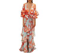 NNGOTD Robe Ete Femme Mi Longue Fluide Grande Taille Ete Robe Short Intégré été Blanche Mi Longue Courte Combinaison Robe de Plage Casual Robe avec Poches Robe Annee 80