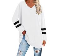 NNGOTD T-Shirt Femme, Chemise Manche Longue Femme Tunique Boutons Tee Shirt à Floral Blouse pour Femmes Top T-Shirt Blanc Femme Chemise Longue Femme Ete Fluide Blouse Femme Chic et Élégant Fluide