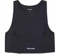 Nnormal - Brassière stretch et légère - Trail Crop Top 02 W Black pour Femme - Taille M - Noir Noir M