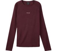 NNormal – T-shirt homme Merino Long Sleeve en laine mérinos Bordeaux M