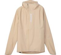 The Normal Company Veste de running imperméable Trail Rain 2.0 à capuche Homme Beige L