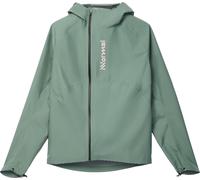 Nnormal - Veste de trail légère et imperméable - Trail Rain Jacket W Green pour Femme - Taille L - Vert Vert L