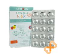 Nnorsan Omega-3 Enfants Gelée, 45 Fraise Citron Parfumé Gummies Avec Vitamines
