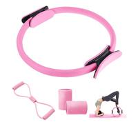 nnOuOnn Circle - Ensemble de bagues de pilates magiques et durables - Équipement de yoga et de fitness pour femme - Kit d'entraînement d'équilibre de base antidérapant avec kit essentiel de Pilates