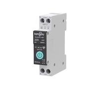 NNOVAT 1P 6A 10A 16A 20A 25A 32A 40A 50A 63A TUYA Zigbee Smart Circuit Interrupteur Smart Home Home Wireless Remote Contrôle WiFi Avec Mesure/No Mequage (20A avec mesure)