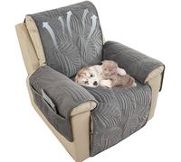 NNSMUN Housse de Canapé Relax Electrique/Manuel Inclinable, Housse D'appui-tête pour Housse De Bras De Fauteuil Inclinable, pour Enfants, Chiens, Animaux domestiques (Gris Clair,60x225cm)