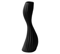 NNYCC Céramique Grand Vase pour Plancher 40cm Moderne Fleur Vase Décoration À La Maison pour Salon Table Feu Mantel Entrée,Noir