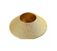 NnYuaUil 1 disque à meuler diamanté brasé de 75 mm (3 pouces) à profil de bord à 45 degrés