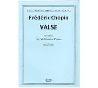 No.01050500 Frederic Chopin Valse Op.64, No.1 For Violino And Piano