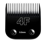 NO.10 NO.15 4FC 5FC 7FC Toilettage For Chien Noir, Lame De Tondeuse For Animaux De Compagnie Détachable, Compatible For Wahl, Km, Compatible For Andis, Tondeuses Coupe Lisse(Black9.5mm)