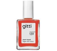 gitti no. 139 Nail Polish Fiery Orange Red 15 ml