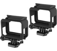 No 2 x Protective Casing Frame for GoPro Hero7/6/5 Case, GoPro5 Fixed Frame, Action Camera Frame, GopRo Hero 7 Black, GopRo Accessory with Quick Mounting Bracket
