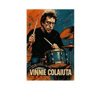 NO.20 Poster célèbre batteur Vinnie_Colaiuta pour bureau, chambre à coucher, esthétique, 40 x 60 cm