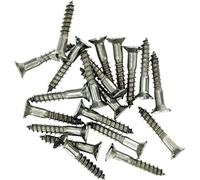 No.4 x 1.58 Lot de 20 vis à bois à tête fraisée en acier inoxydable A2 (3,0 mm x 40 mm)