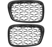 No.51138195152/51138195151 Calandre De Capot Avant Grille De Pare-Chocs Avant Grille De Calandre De Pare-Chocs Avant pour BMW Série 5 Gauche Et Droite 1 Paire Noir Argenté