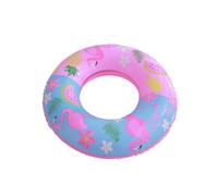 (NO.80(40-55KG)) anneau de natation gonflable à motif de flamant rose pour enfants et adultes