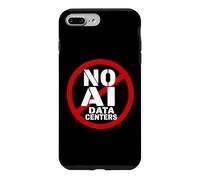 No AI Data Centers - Simple Minimal Spray Paint Style Text Coque pour iPhone 7 Plus/8 Plus
