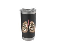 No Air Don't Care Sensibilisation à l'asthme Gobelet isotherme en acier inoxydable double paroi