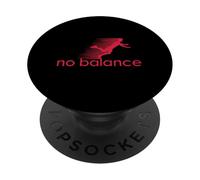 No Balance Pocket Funny Parody Design pour Le Sport et l'humour PopSockets PopGrip Adhésif