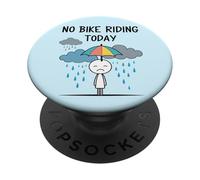 No Bike Riding Today Humour drôle de Cyclisme pour Cyclistes Cyclistes PopSockets PopGrip Adhésif