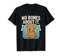No Bones About It Dog Pun Art graphique fantaisie T-Shirt