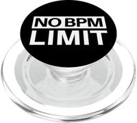 No BPM Limit, Techno Lover, Electronic Dance Music EDM Party PopSockets PopGrip pour MagSafe